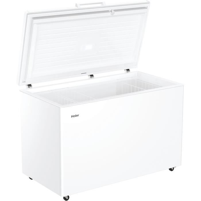 CongÈlateur coffre - HAIER - HCE420E - Classe E - 89,5 x 132,x 75cm - 418 L - Blanc