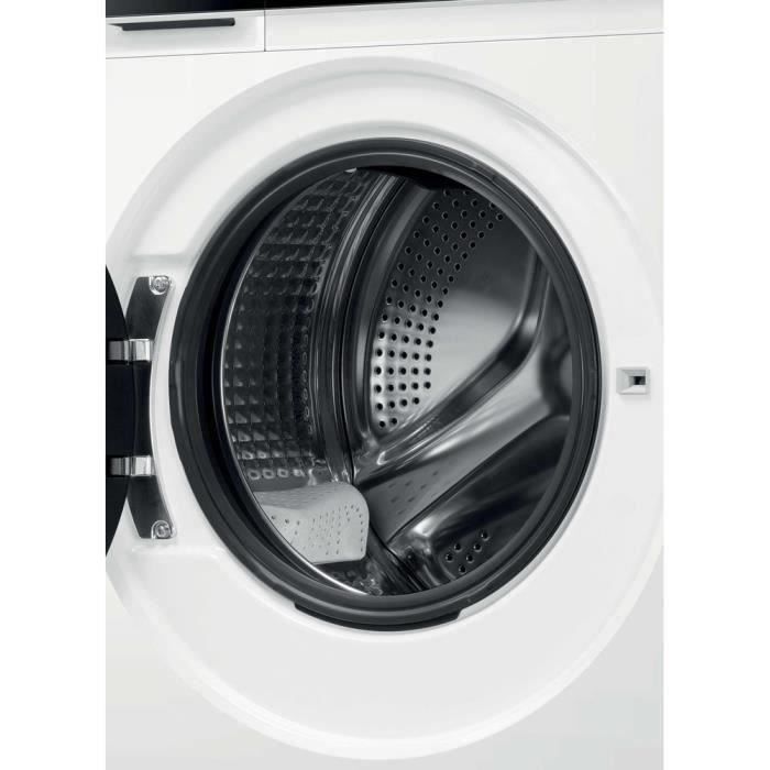 Lave-linge hublot HAIER X5 HW80-BP14357TUFR - 8 kg - Induction - 1400 trs/min - Classe A - Blanc