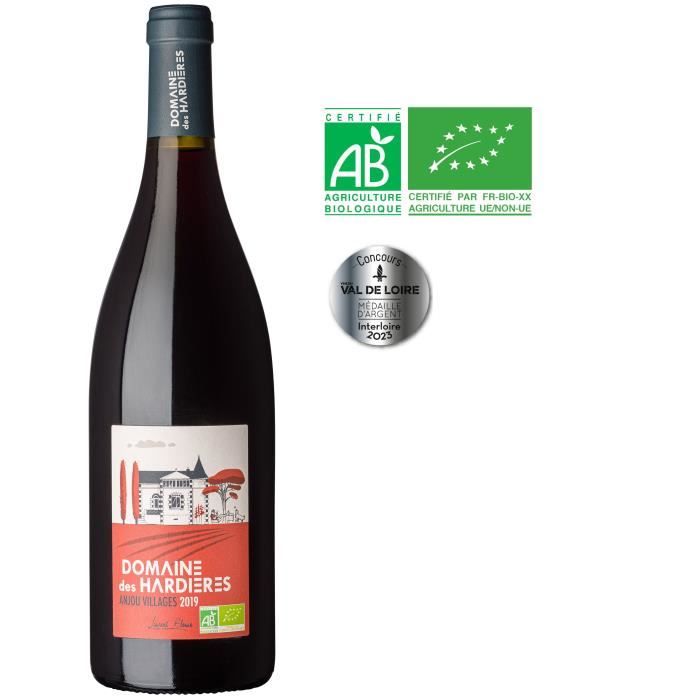 Domaine des Hardieres 2019 Anjou Villages - Vin rouge de la Val de Loire - Bio