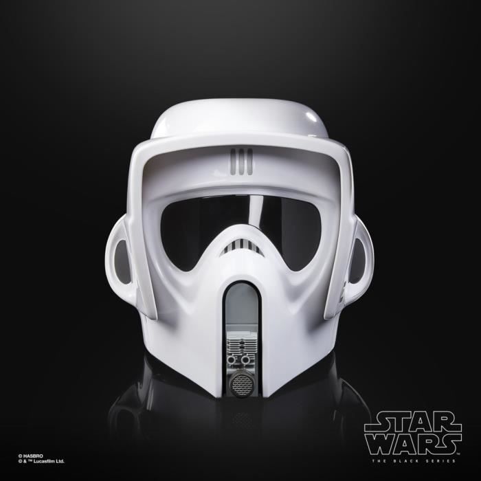 Casque Scout Trooper électronique premium, effets sonores, Star Wars : Le retour du jedi, pour adulte, Star Wars The Black Series