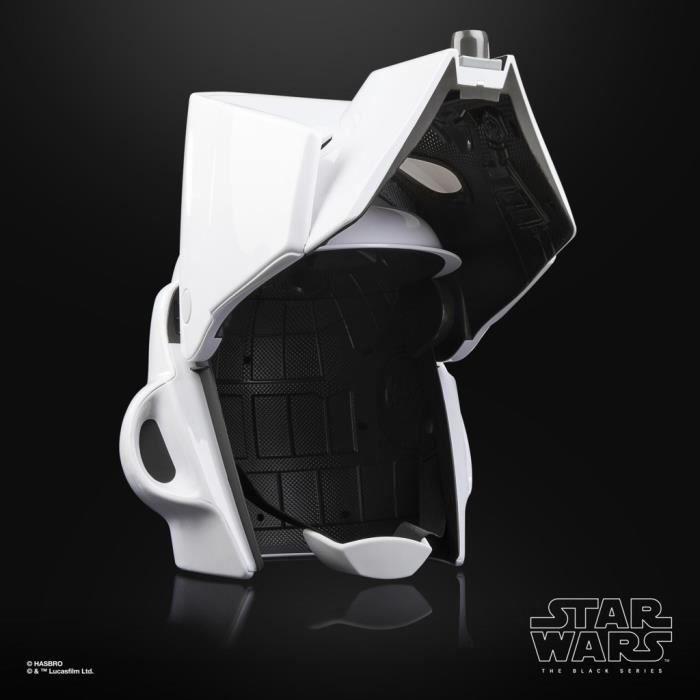 Casque Scout Trooper électronique premium, effets sonores, Star Wars : Le retour du jedi, pour adulte, Star Wars The Black Series