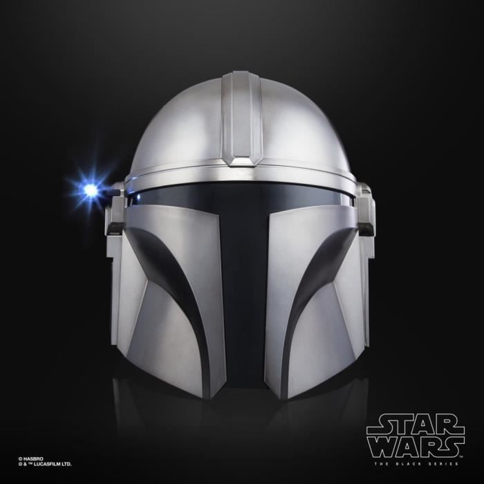 Casque Èlectronique The Mandalorian, Casque premium pour cosplay, des 14 ans, Star Wars The Black Series
