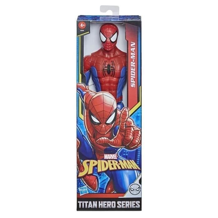 Figurine Spider-Man 30 cm, Jouet Titan Hero Series pour enfant, des 4 ans, Marvel Spiderman