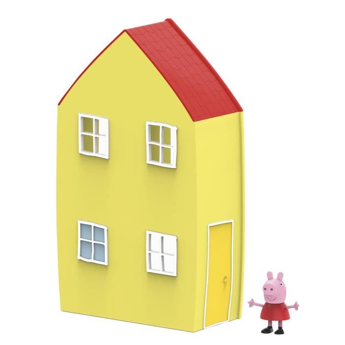 Peppa Pig La maison familiale de Peppa, Jouet pour enfants d'âge préscolaire, comprenant une figurine et 6 accessoires, des 3 ans