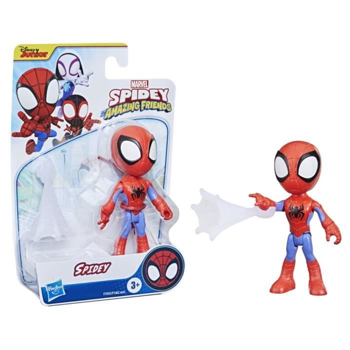 Figurine Spidey de 10 cm, inclut 1 accessoire, pour enfants a partir de 3 ans, Marvel Spidey and His Amazing Friends