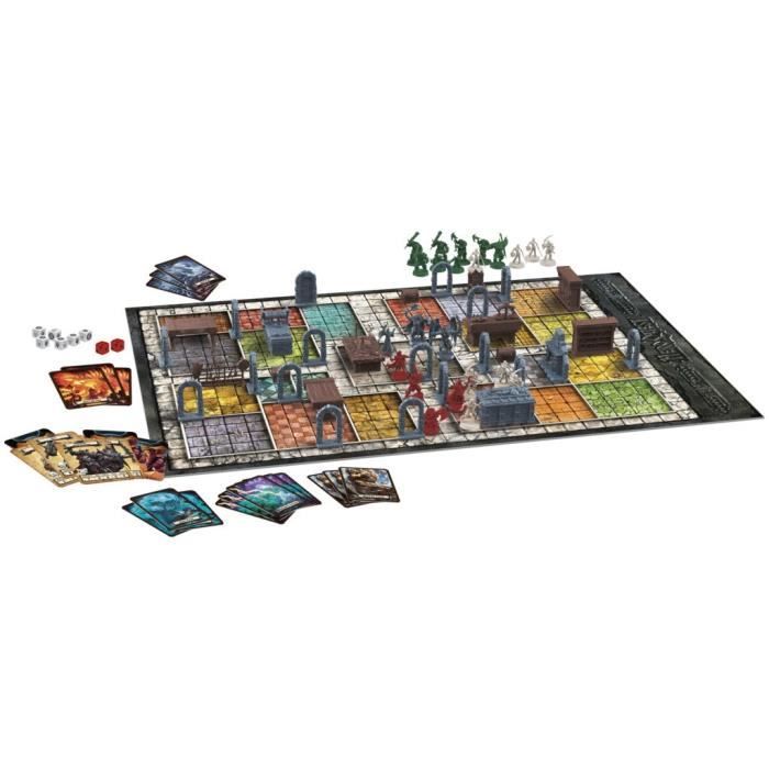 Heroquest Systeme de Jeu, Jeu d'aventures fantastiques styles donjon, Jeu de société, A partir de 14 Ans, 2 a 5 Joueurs