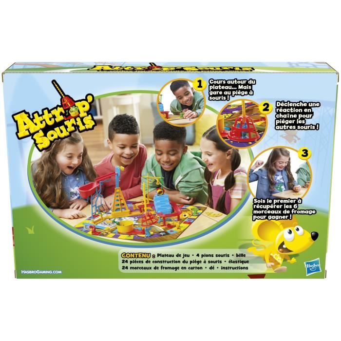 Attrap'souris, Jeu de société enfant, Jeu de plateau, Des 6 ans, Hasbro Gaming