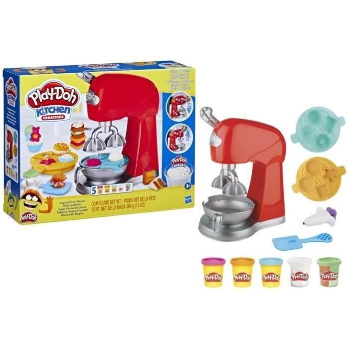 Play-Doh Robot pâtissier, jouet de pâte a modeler avec accessoires de cuisine factices, Kitchen Creations, Des 3 ans
