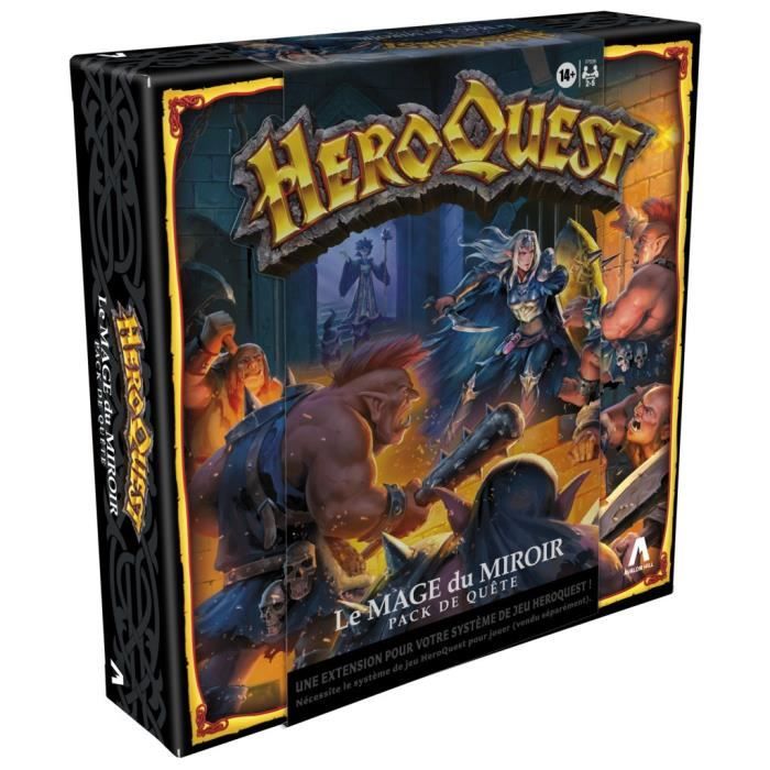 HeroQuest Pack de quete Le mage du miroir - jeu de rÙle - jeu de plateau - systeme de jeu HeroQuest requis - Avalon Hill