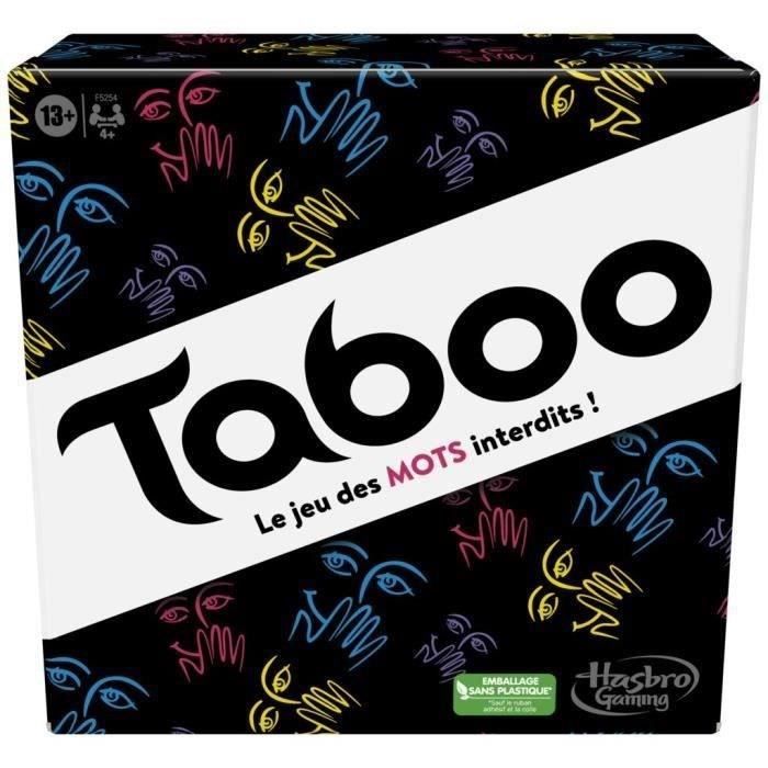 Taboo Classique, Jeu de société, Le jeu des mots interdits, pour ados et adultes, des 13 ans, Hasbro Gaming