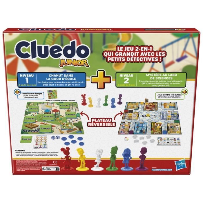 Cluedo Junior 2-en-1 - Jeu de sociÈtÈ junior - jeu de rÈflexion
