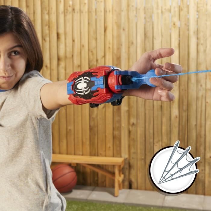 Lance-toile ultime Spider-Man blaster 2-en-1, jouet de déguisement Spider-Man, des 5 ans, Marvel Spider-Man Real Webs