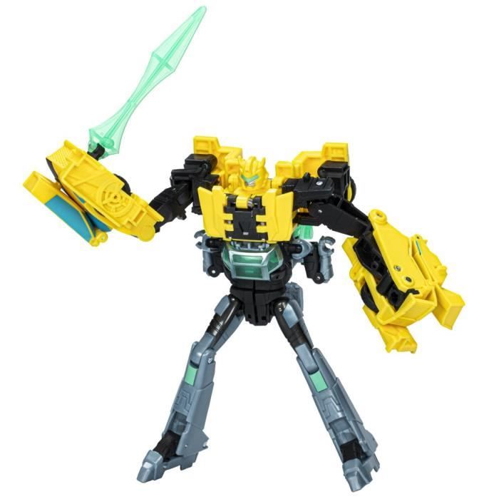 Figurines Cyber-Combiner Bumblebee et Mo Malto, jouets interactifs pour filles et garçons,Transformers EarthSpark, des 6 ans