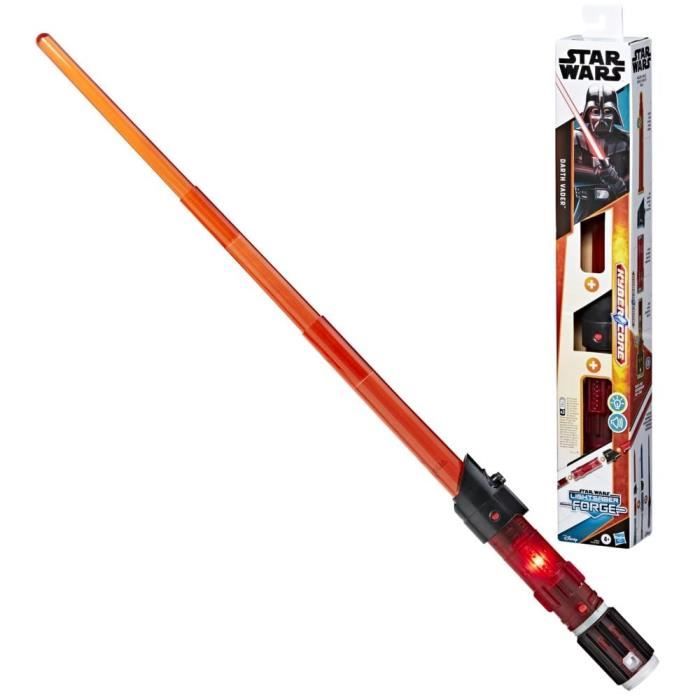 Sabre laser électronique Dark Vador, Star Wars Lightsaber Forge Kyber Core, jouets enfant, des 4 ans