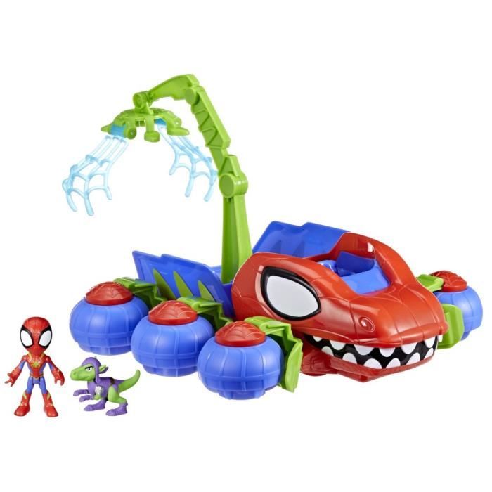 Spidey Véhicule Dino-Webs avec jouets Spider-Man, a partir de 3 ans, Spidey et ses Amis Extraordinaires