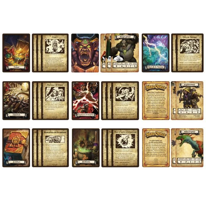HeroQuest, pack de quete Les jungles de Delthrak, jeux de rÙle pour 2 a 5 joueurs, des 14 ans, systeme de jeu HeroQuest requis