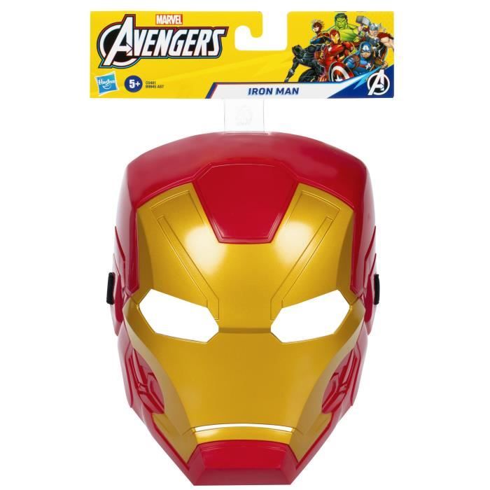 Masque d'Iron Man déguisement, design classique, pour enfants a partir de 5 ans, Marvel, Avengers: Endgame