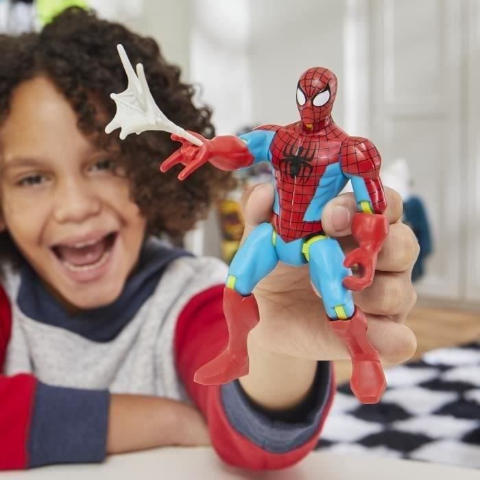 MixMashers SpiderMan, figurine 12 cm personnalisable a mélanger et combiner avec accessoires, Marvel, des 4 ans