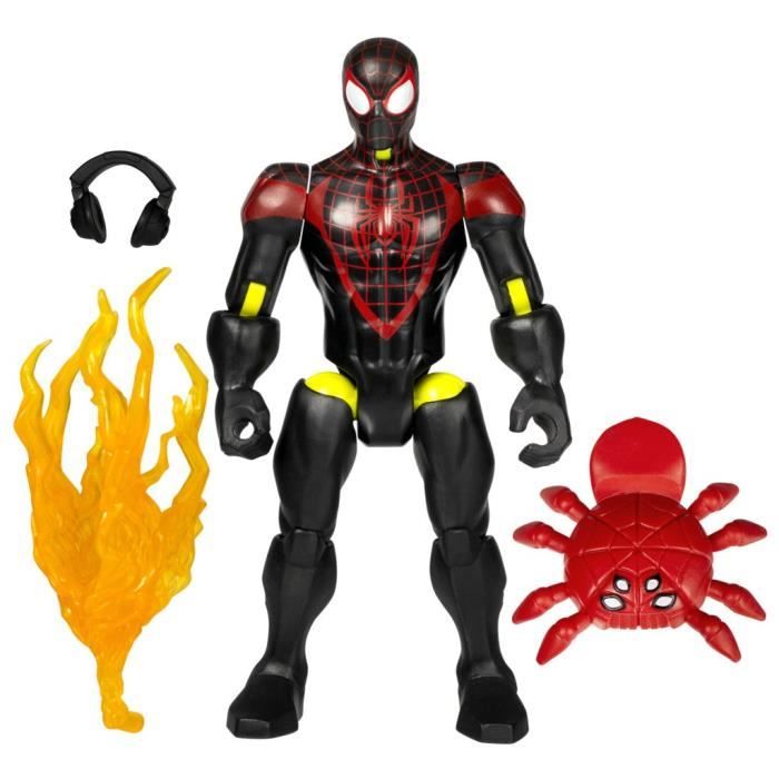 MixMashers Miles Morales, figurine personnalisable a mélanger et combiner avec accessoires, Marvel, Des 4 ans