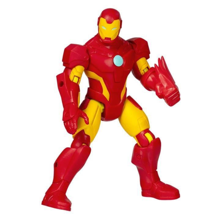 MixMashers Iron Man, figurine 12 cm personnalisable a mélanger et combiner avec accessoires, Marvel, des 4 ans