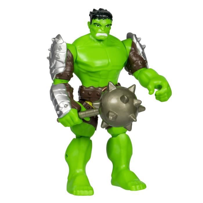MixMashers Hulk Deluxe, figurine 12 cm personnalisable a mélanger et combiner avec accessoires, Marvel, des 4 ans
