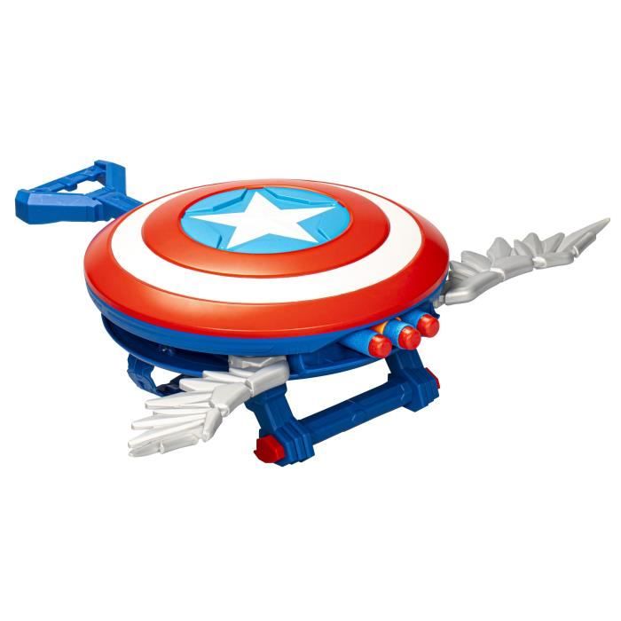NERF Blaster Skyshot, bouclier pour dÈguisement, Marvel Studios Captain America Brave New World, Des 5 ans
