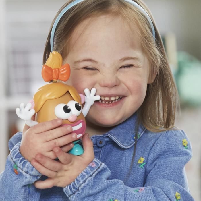 Potato Head Méga patate coffret avec 42 pieces dont une boîte de rangement, jouets préscolaires créatifs pour enfants, des 2 ans