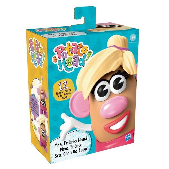 Figruine Madame Patate, 12 pieces a mélanger et a combiner , Mr. Potato Head Playskool Potato Head, Des 2 ans