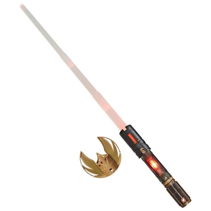 Sabre laser de Maître couleurs de la Force, 5 couleurs, Sabre laser électronique avec lame changeant de couleur, des 6 ans