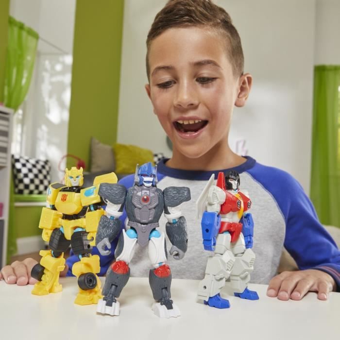 MixMashers Bumblebee, figurine personnalisable a mélanger et combiner avec accessoires, Transformers, Des 4 ans