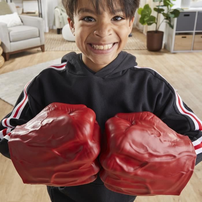 Poings fracassants de Red Hulk, jouet de déguisement, Marvel Avengers Captain America: Brave New World, des 5 ans