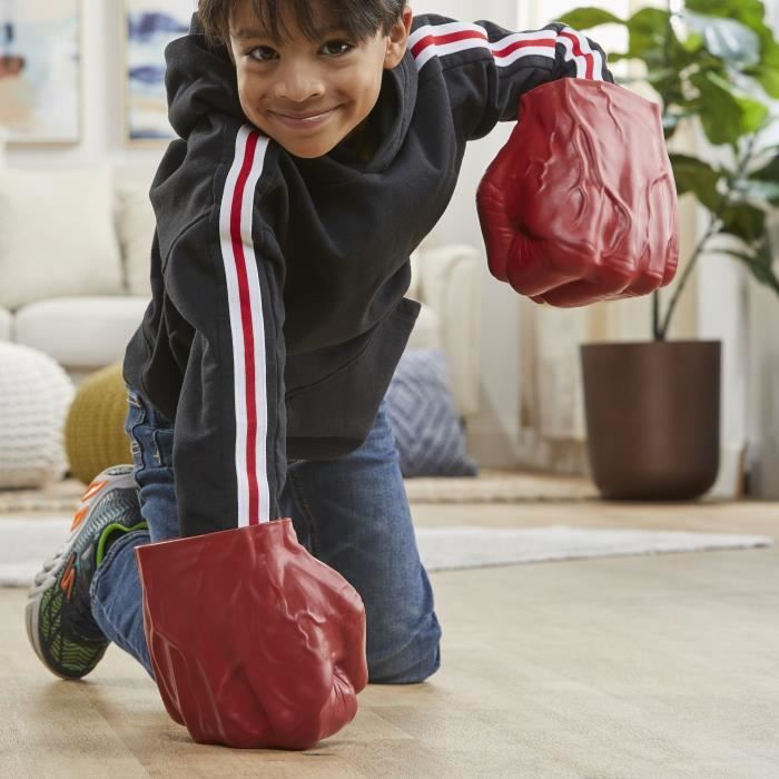 Poings fracassants de Red Hulk, jouet de déguisement, Marvel Avengers Captain America: Brave New World, des 5 ans