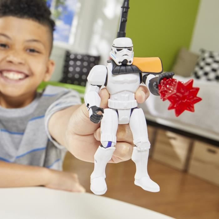 MixMashers Stormtrooper, figurine 12 cm personnalisable a mélanger et combiner avec accessoires, Star Wars, des 4 ans