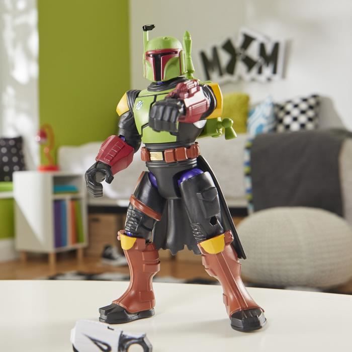 MixMashers Boba Fett, figurine 12 cm personnalisable a mélanger et combiner avec accessoires, Star Wars, des 4 ans
