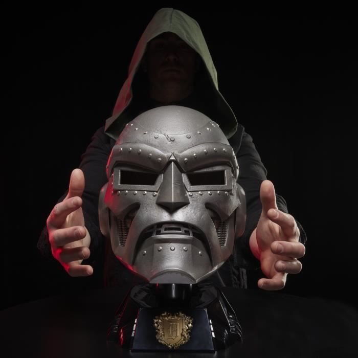 Casque premium de Doctor Doom, article de cosplay, pour adultes, Marvel Legends Series, Des 14 ans