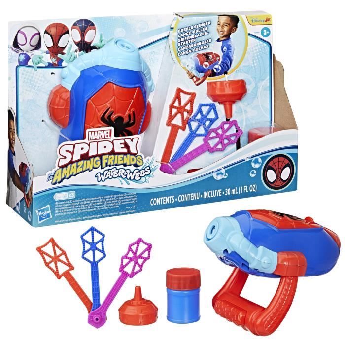 Spidey Lance-bulles électronique, jouets de déguisement de super-héros pour enfants, des 3 ans, Marvel Spidey et ses Amis Extraordin