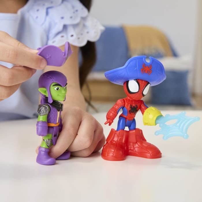 Bateau de pirates Spidey Bulles et toiles Water-Webs, Marvel Spidey et ses Amis Extraordinaires, des 4 ans
