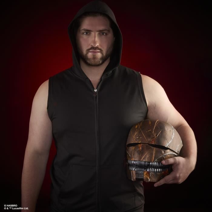 Casque The Stranger électronique premium, article de cosplay pour adulte, Star Wars The Black Series