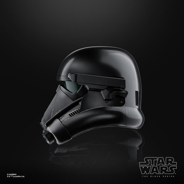 Casque Death Trooper impérial électronique premium, avec LED avancés, article de cosplay, Des 14 ans, Star Wars The Black Series