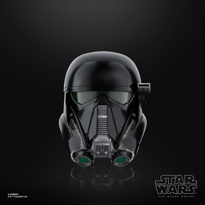 Casque Death Trooper impérial électronique premium, avec LED avancés, article de cosplay, Des 14 ans, Star Wars The Black Series