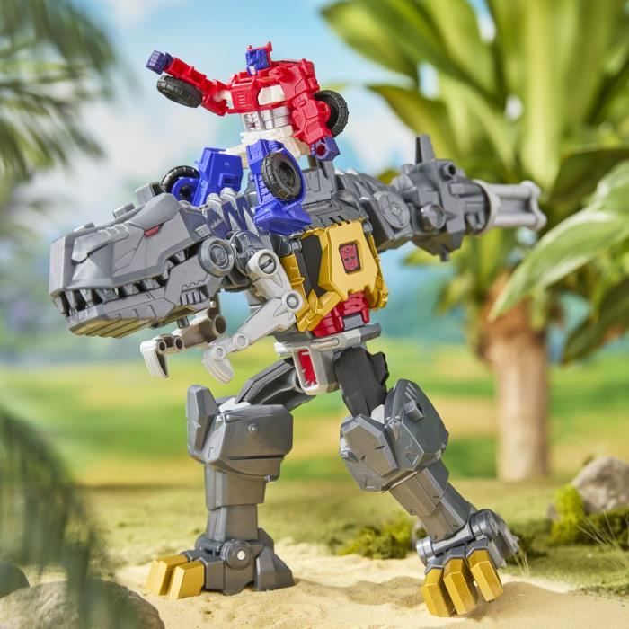 Transformers Grimlock Morsure et combat, figurine de 22,5 cm, Transformers CYBERWORLD, des 6 ans