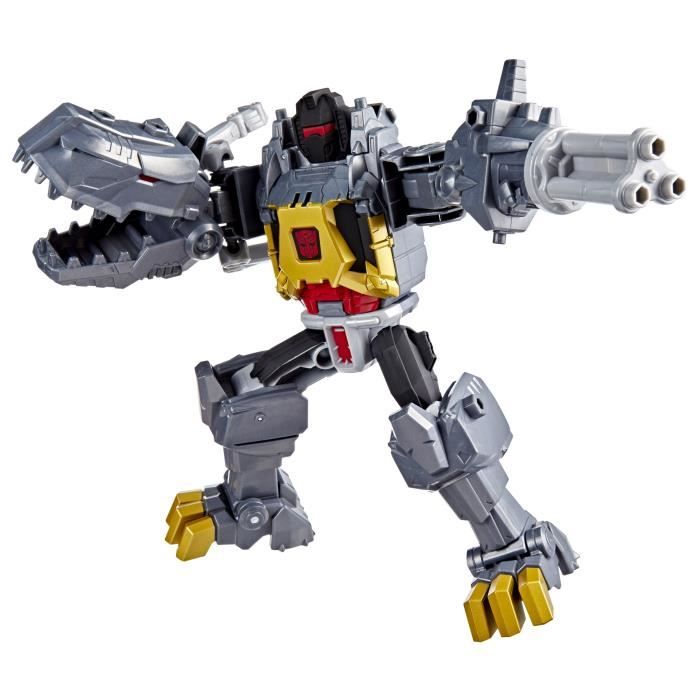 Transformers Grimlock Morsure et combat, figurine de 22,5 cm, Transformers CYBERWORLD, des 6 ans