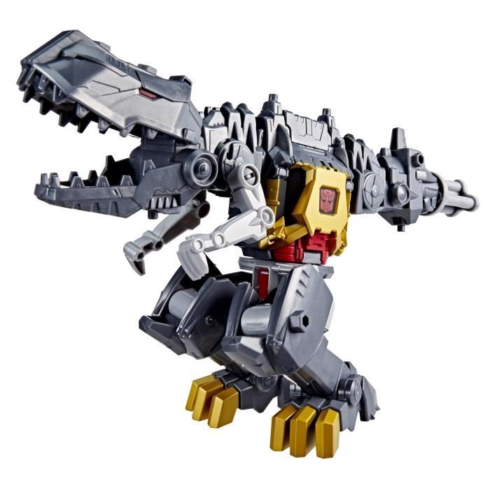 Transformers Grimlock Morsure et combat, figurine de 22,5 cm, Transformers CYBERWORLD, des 6 ans