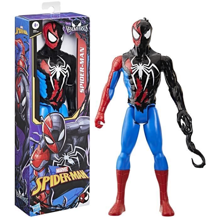 Figurine Spider-Man VenomVersus de 30 cm, Titan Hero Series, Marvel Spider-Man VenomVersus, dčs 4 ans