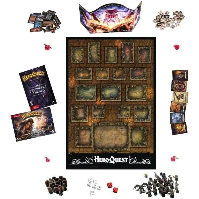 Heroquest Systeme de Jeu First Light, jeu de plateau, Avalon Hill