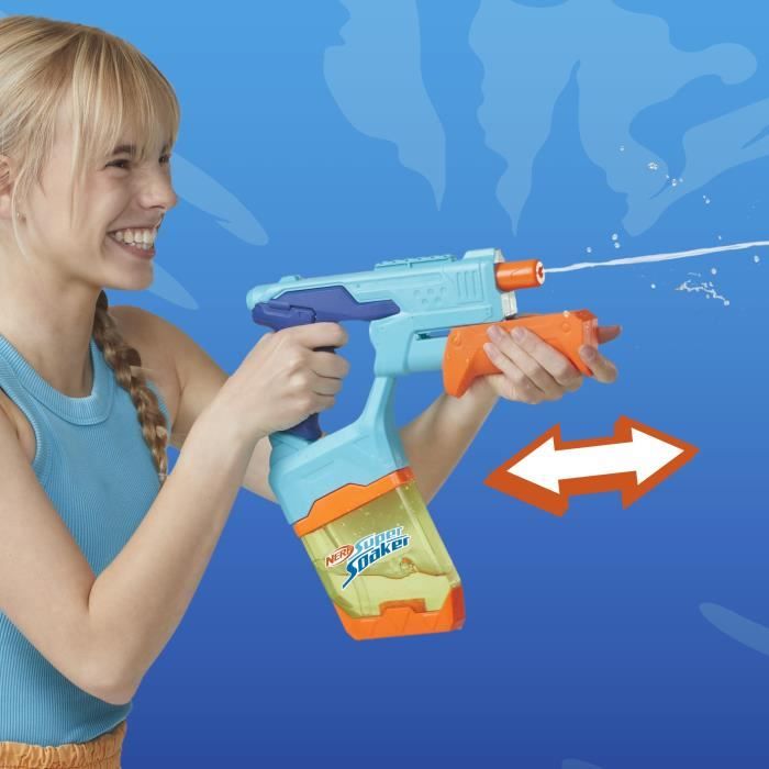Nerf Dunk-Fill, Pack de 2 pistolets a eau, réservoirs a remplissage instantané facile, jouets d'eau, Super Soaker, des 6 ans