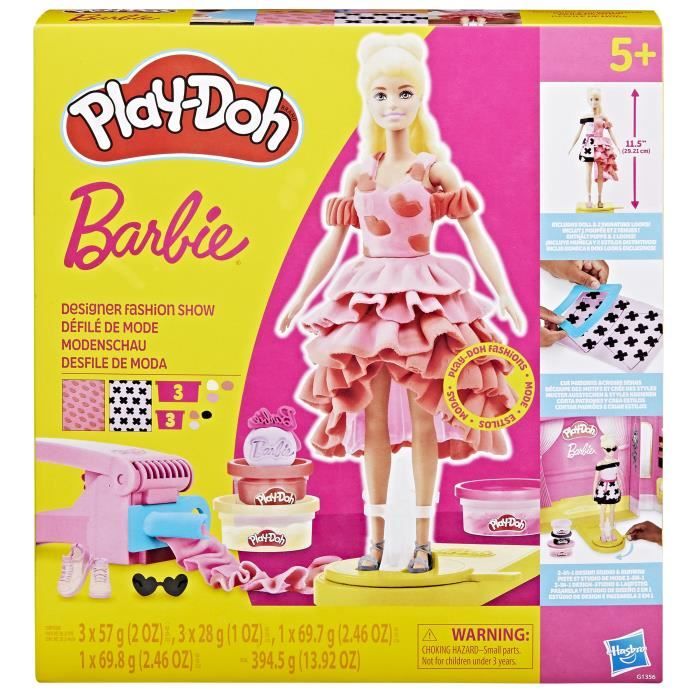 Play-Doh Barbie Défilé de mode, coffret de pâte a modeler, des 5 ans