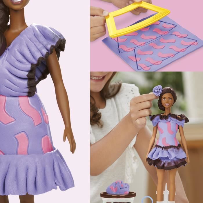 Play-Doh Barbie Style fashionista, coffret de pâte a modeler
