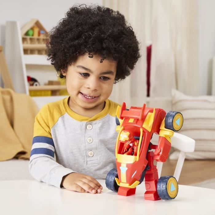 Armure mecha Iron Man et véhicule 2-en-1, Marvel Iron Man and his Awesome Friends, des 3 ans