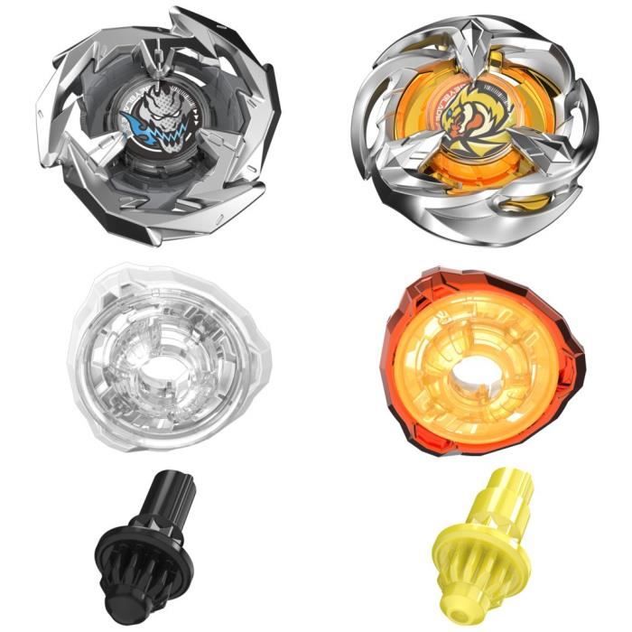 Beyblade X Dual Pack Gale Wyvern 3-60T et Sword Dran 3-80B, 2 toupies de compétition a rotation droite authentiques Takara Tomy, Des